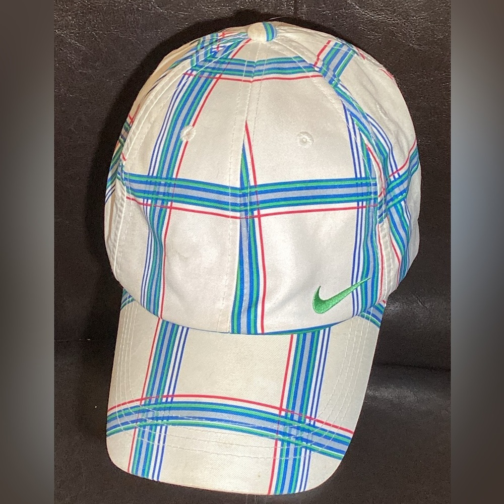 Nike unisex golf Plaid swoosh hat